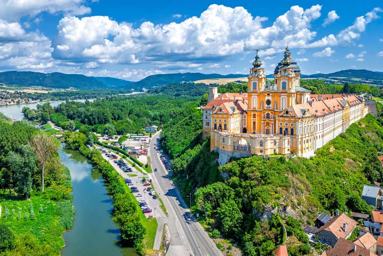 Panorámica de la abadía de Melk