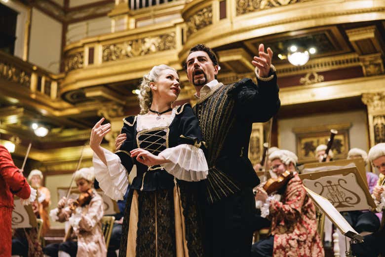 Cantantes del concierto de Mozart