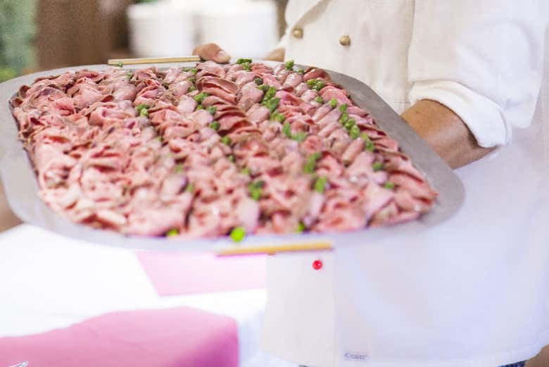 Aperitivos del buffet