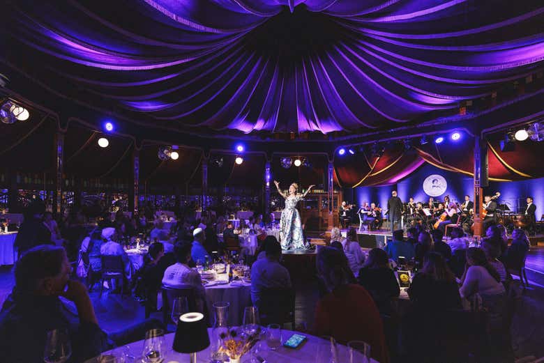 Une des scènes du spectacle