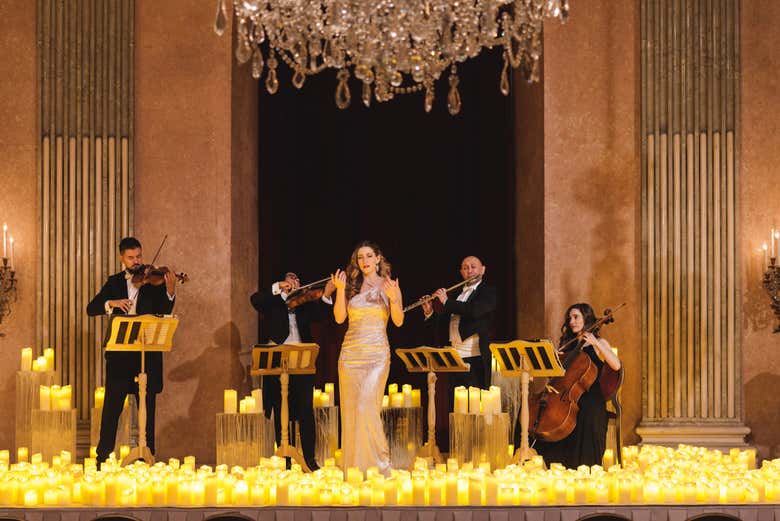 Un concierto a la luz de las velas