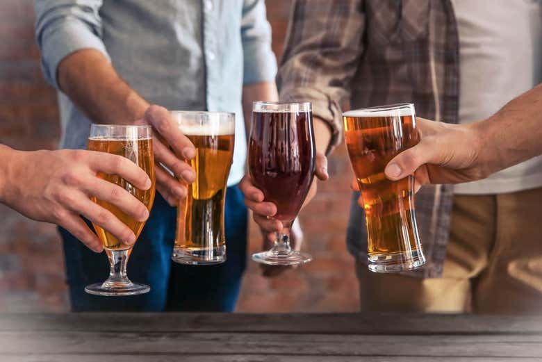Podréis tomar a parte unas cervezas con la cena