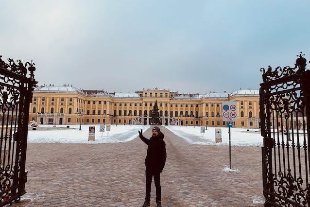 Explorando el exterior del Palacio Schönbrunn