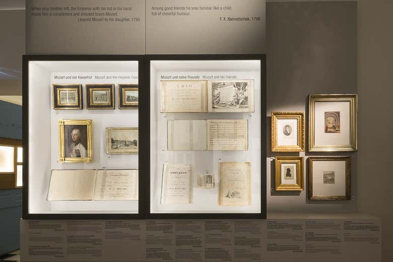 Exposition du musée de la maison de Mozart