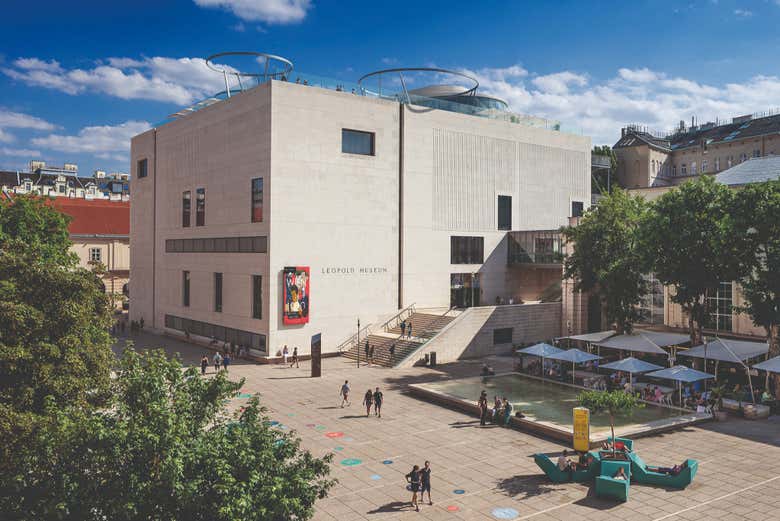 Esterni del Leopold Museum di Vienna