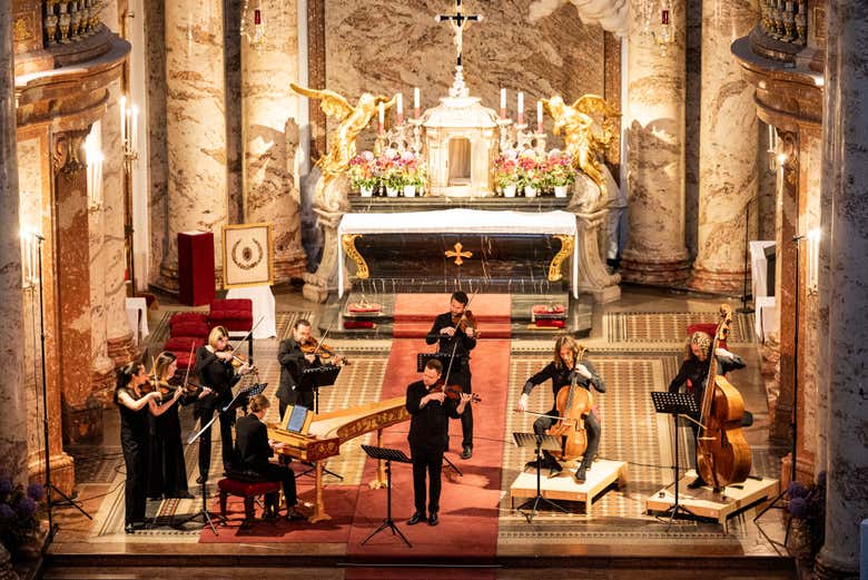 A Orquestra de 1756 em todo o seu esplendor
