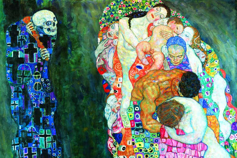 Vida y muerte, Gustav Klimt