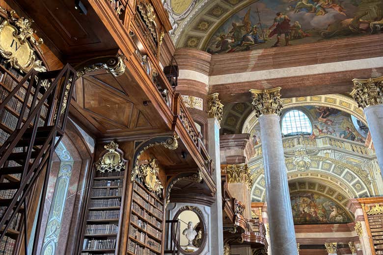 Interior da Biblioteca Nacional da Áustria
