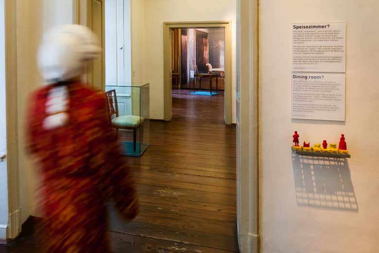 Interior da residência onde Mozart morou