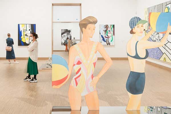 All'interno del Museo Albertino Modern