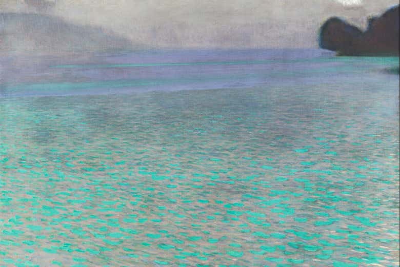 Ill lago Attersee di Gustav Klimt