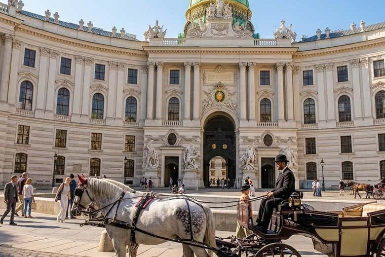 La escuela se encuentra en el Palacio Imperial de Hofburg