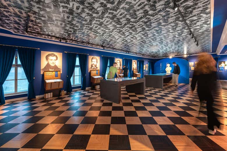 Los retratos de los compositores en la Casa de los Strauss