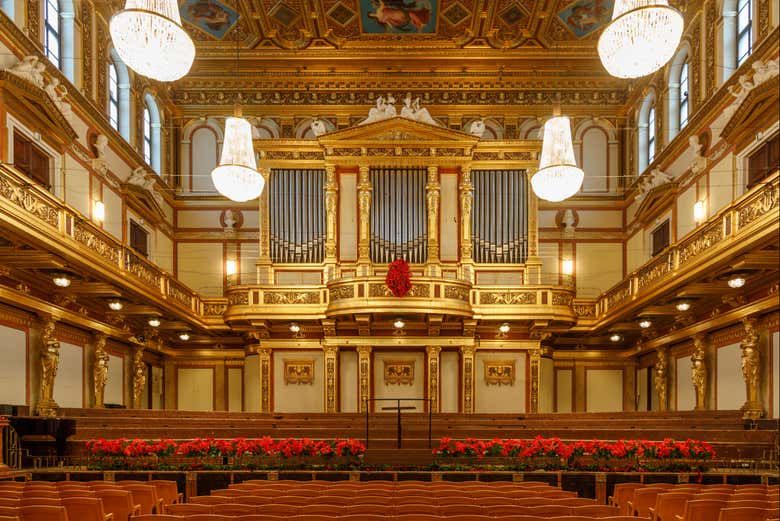 Assistendo a un concerto nella Sala d'Oro