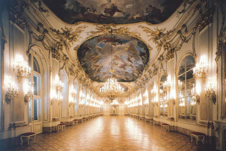All'interno del Palazzo di Schönbrunn