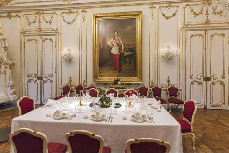 Salle à manger du palais de la Hofburg