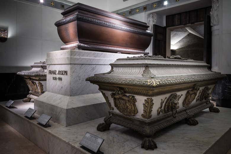 O sacrófago do imperador Francisco José I