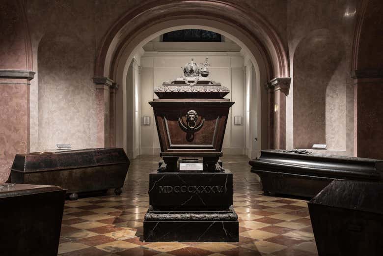 Sarcófagos na Cripta Imperial de Viena