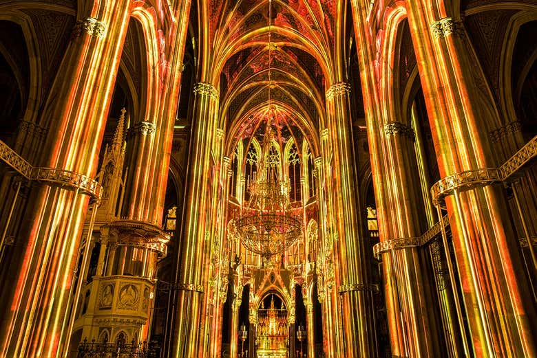 Os sorprenderéis con un show que combina luz y sonido