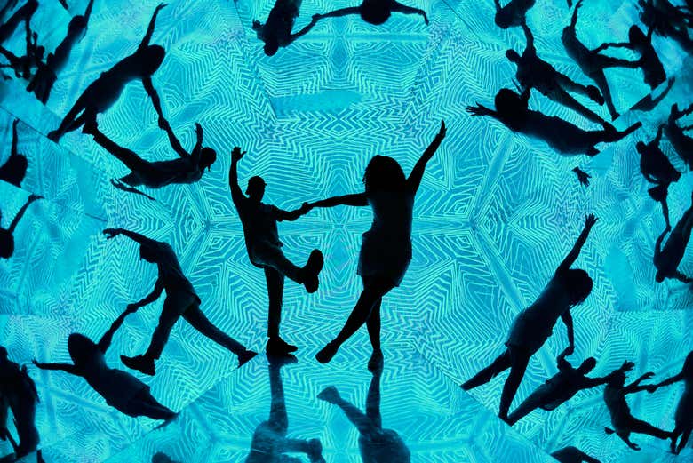 Desfrutando do Museu das Ilusões