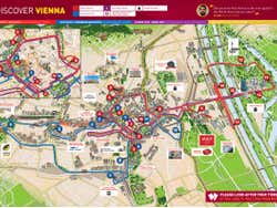 Mapa rutas Big Bus Vienna