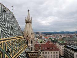 Stephansdom, viste dalla torre settentrionale