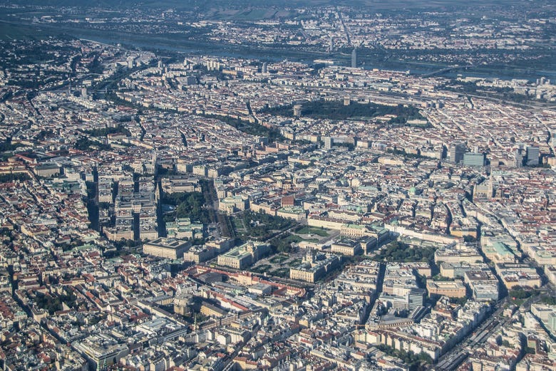 Vienna from the sky
