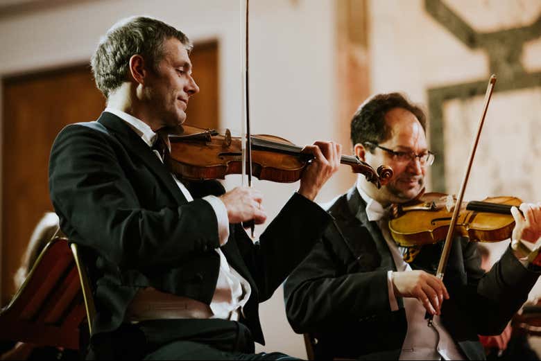 Due violinisti all'opera