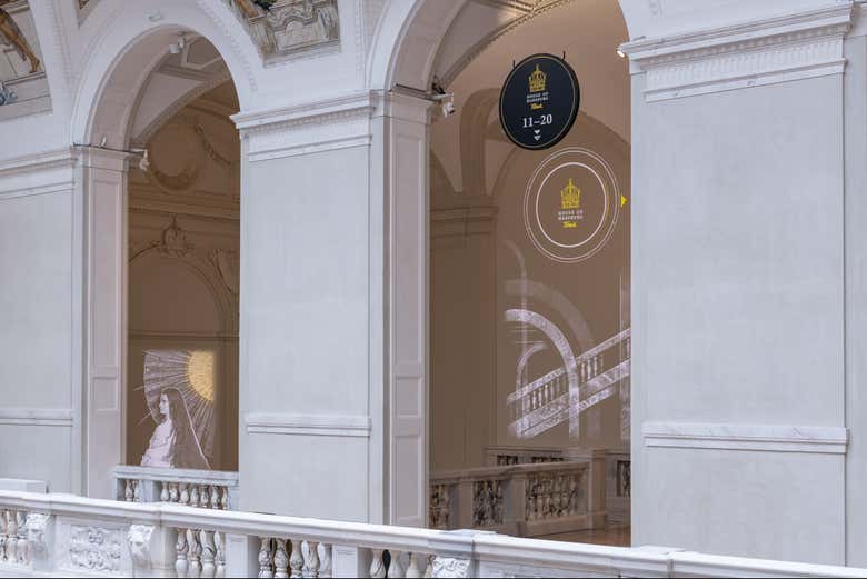 Le finestre del Nuovo Palazzo di Hofburg