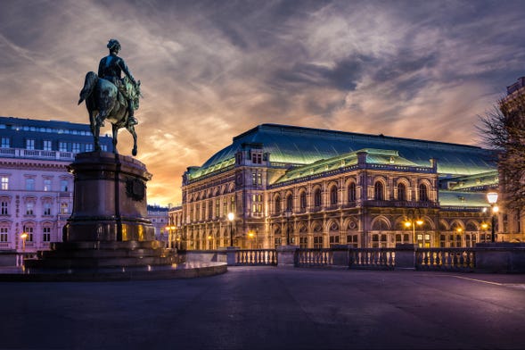 Tour panorâmico noturno por Viena
