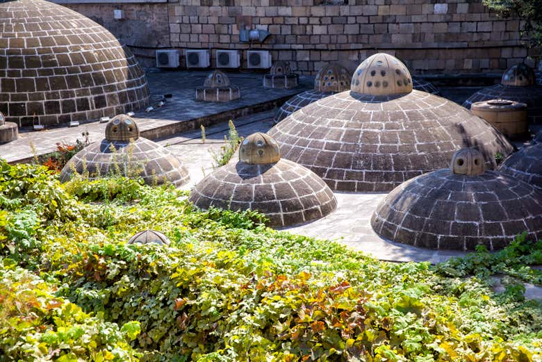 Dettaglio degli antichi bagni