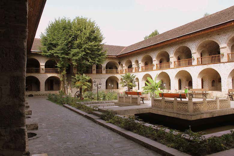 Cortile interno del Caravanserraglio