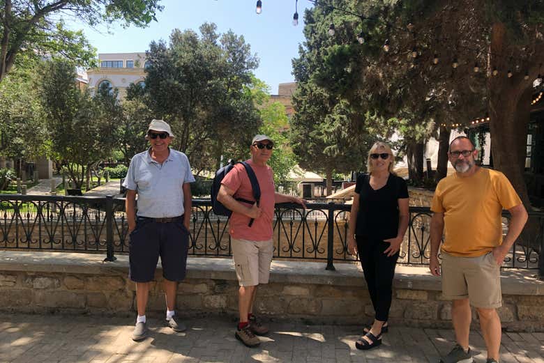 Una foto de recuerdo del tour por Bakú