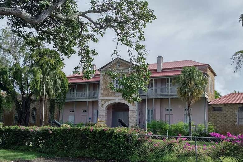 Outra das casas nesta área de Bridgetown