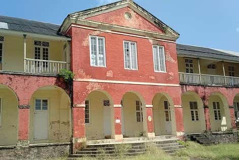 Casa antiga nesta área de Bridgetown
