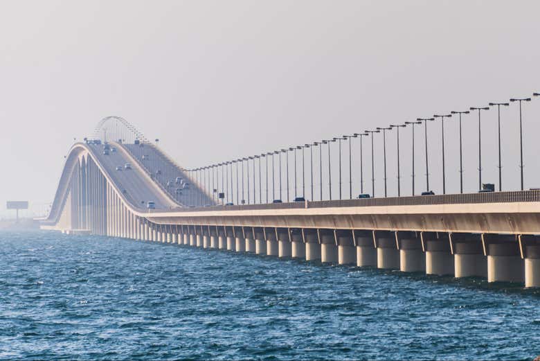 Traversée du pont de Bahreïn