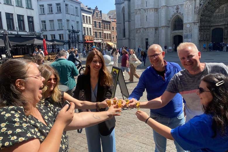 Disfrutando del tour