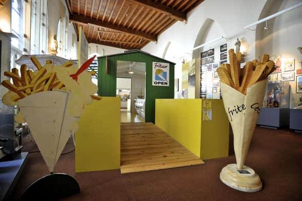 Entrada al Frietmuseum, el Museo de las Patatas Fritas