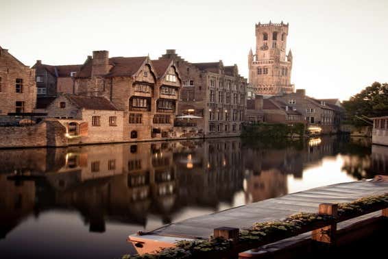 Bruges al tramonto