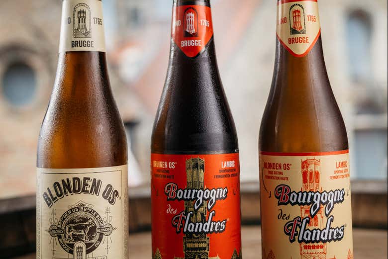 Garrafas de cerveja Bourgogne des Flandres