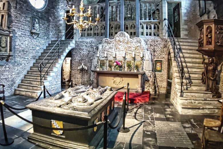 Interior de la capilla de Jerusalén