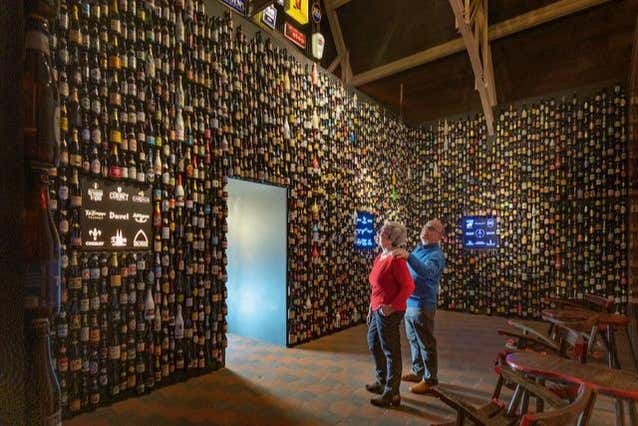 Bottiglie di vari tipi birra, Bruges Beer Experience