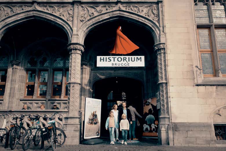 Ingresso do Historium Brugge