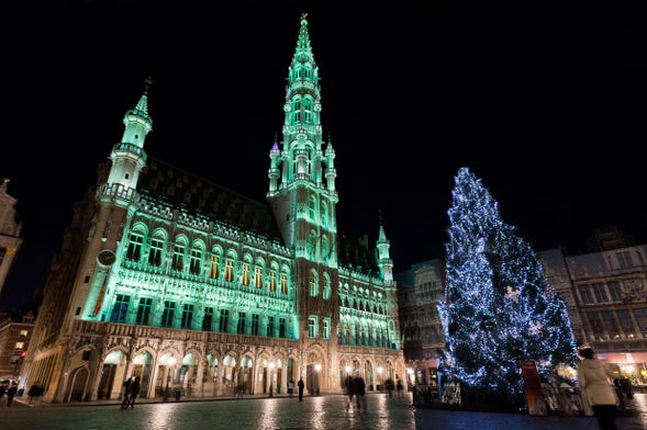 Free tour natalino por Bruselas