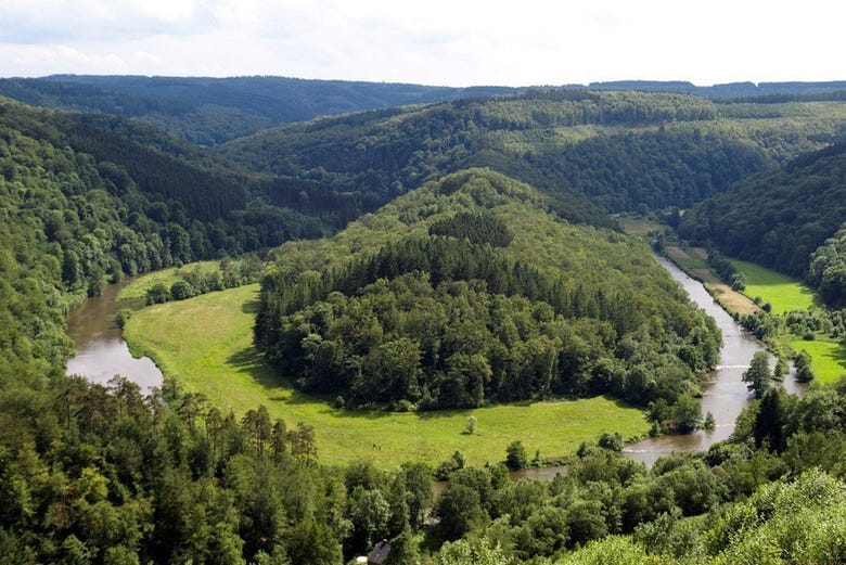 Beautiful countryside landscapes of Les Ardennes 