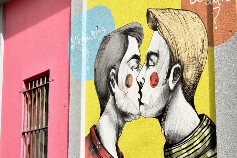 Street art del quartiere LGBT di Bruxelles
