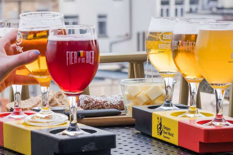 Exquisitos cervezas belgas 