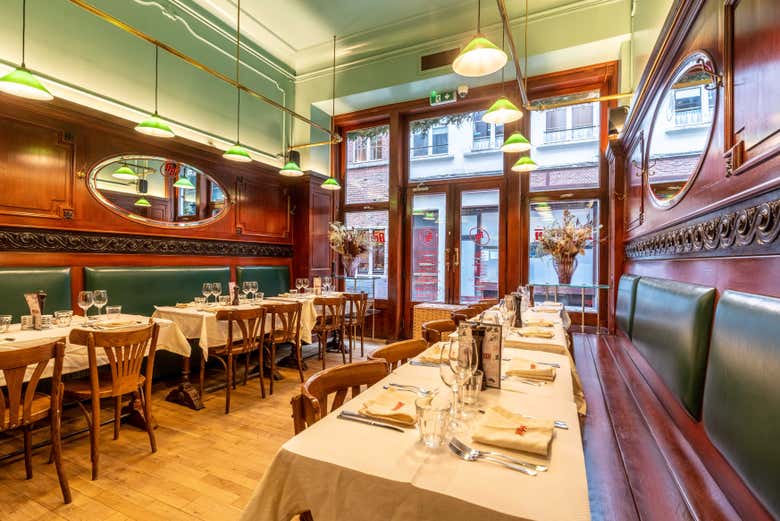 Interior del restaurante Bouillon Bruxelles