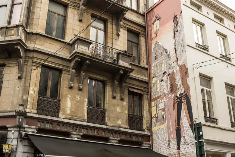 Fresque de Victor Sackville