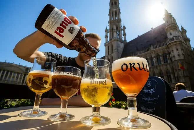 Podréis probar distintas cervezas belgas